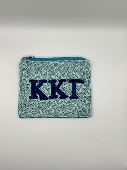 Kappa Kappa Gamma Beaded pouch