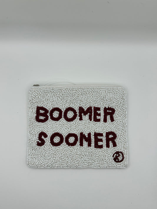 Boomer Sooner Beaded pouch